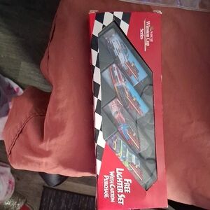Nascar Red and Black Collectible Car Set